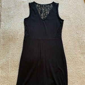 Beautiful black dress with lace from Dynamite